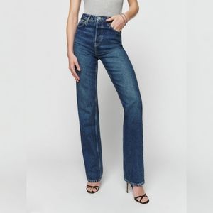 Reformation Cynthia High Rise Straight Jeans